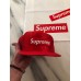 Supreme x New Era RED NEW Box Logo Hat   7.5  7 1/2 ONE SIZE  Sticker  Bag  eb-99337030